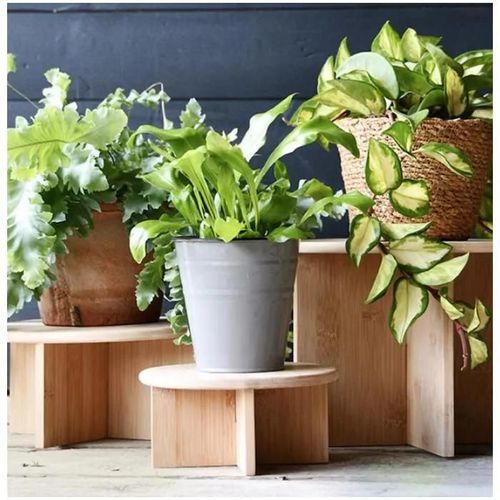 Supporto Alza Vaso In Bambu Diam. 25 Cm