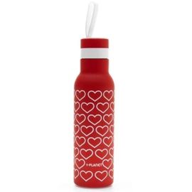 Bottiglia Termica In Acciaio 500ml Stampa Cuoricini Piu Forty