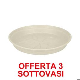 Elho Offerta 3 Sottovaso Green Basics Saucer 29cm Bianco