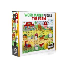 Gioco Per Bambini Word Maker Puzzle The Farm 3+ Headu