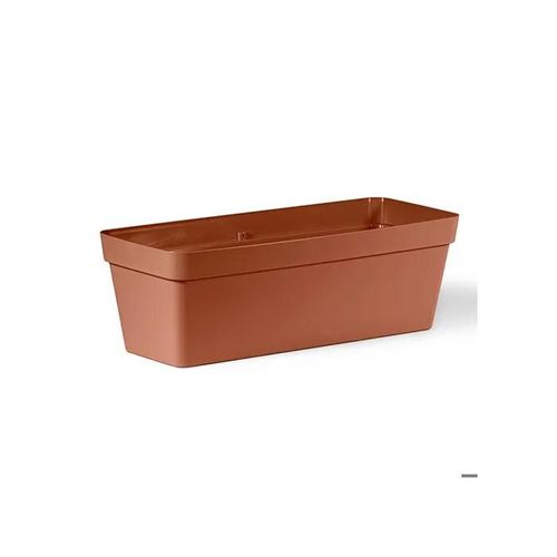 Fioriera Cassetta Cleo Con Supporto 60cm Color Terracotta Veca