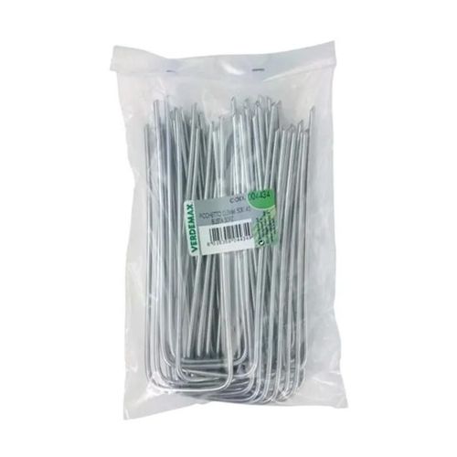 VERDEMAX PICCHETTI A U PER PRATO SINTETICO 30 PZ D.3MM 50X145 ACCESSORI GIARDINO