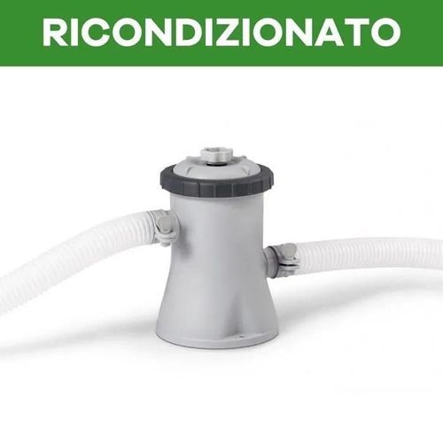 INTEX RICONDIZIONATO - POMPA FILTRO A CARTUCCIA KRYSTAL CLEAR, 1250 L/H 28602