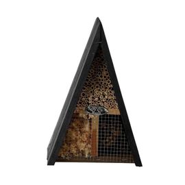 Hôtel À Insectes En Bois En Forme De Wigwam - Marron - H 27,2 Cm