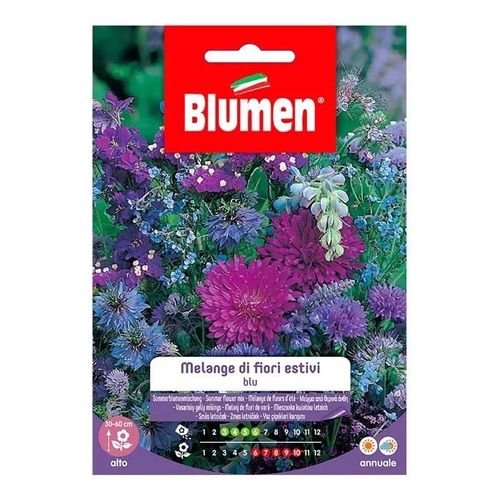 Melange Di Fiori Estivi Blu Blumen Sementi Fiori