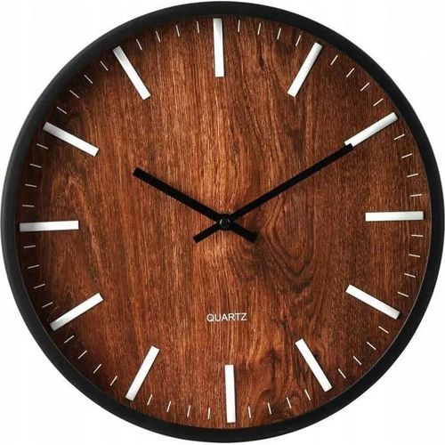 Horloge - pendule Home styling collection Horloge murale, cadran style bois, Ã 30 cm