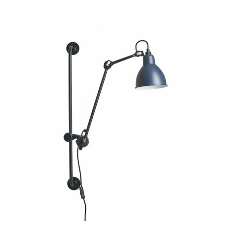 Applique Avec Prise En Acier Bleue 210 Gras - Dcw Editions