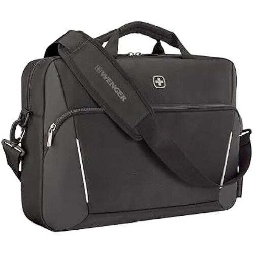 Sacoche pour ordinateur portable - WENGER - XE Compact Brief 16 - Noir - Rouge - 15,6 pouces