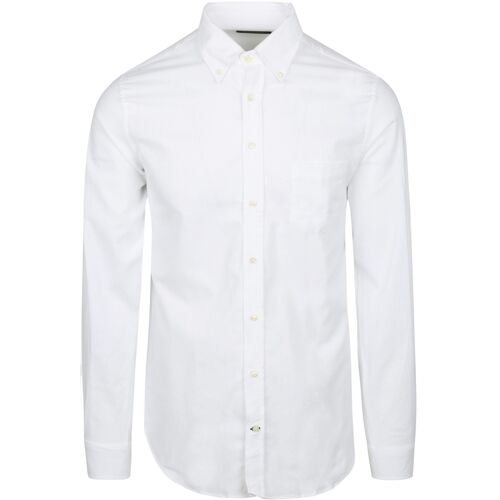 Steppin' Out Chemise Twill Pocket Blanche Blanc Taille M