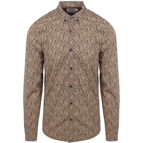 Chemise Scotch And Soda Imprimer Beige Taille M