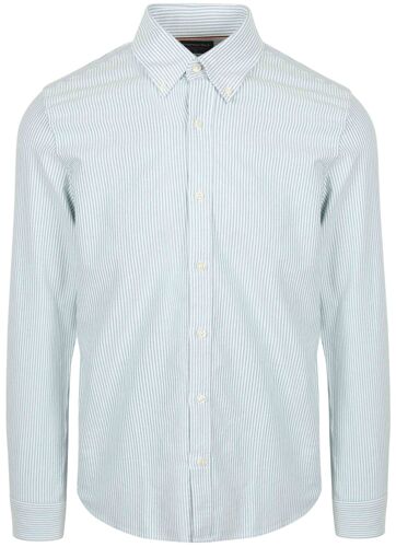 Steppin' Out Chemise Oxford Rayures Clair Vert Taille S