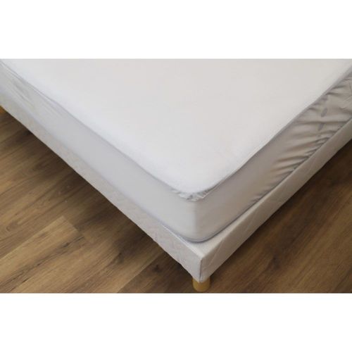 Alèse Protège Matelas Respirante En Coton Blanc 180x200 Cm