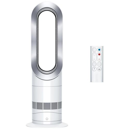 Dyson Hot+Cool Jet Focus AM09 - Chauffage soufflant sans lame - plateau de table, pose au sol - blanc/argent