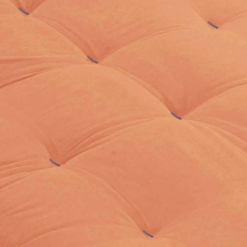 Matelas futon coton traditionnel, 13cm orange 90x190