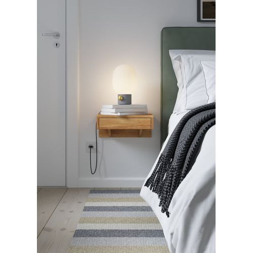 Table De Chevet Suspendue En Chêne Massif Huilé