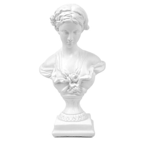 Statue grecque de la déesse Venu, buste de tête romaine classique Sculpture de la mythologie grecque pour le décor d¿étagère de la maison de salon