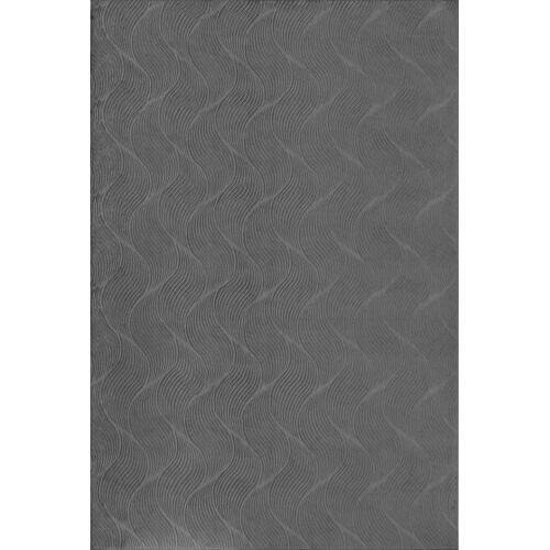 Tapis Moderne Salon Séjour Chambre Optique 3d, Anthracite, 80 X 150 Cm