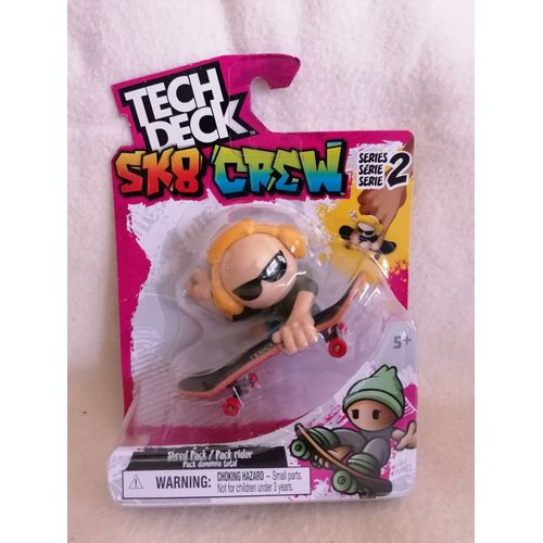 Figurine Tech Deck Sk8 Crew (Series 2) - Shred Pack / Pack Rider (Pack Domino Total) - Spin Master