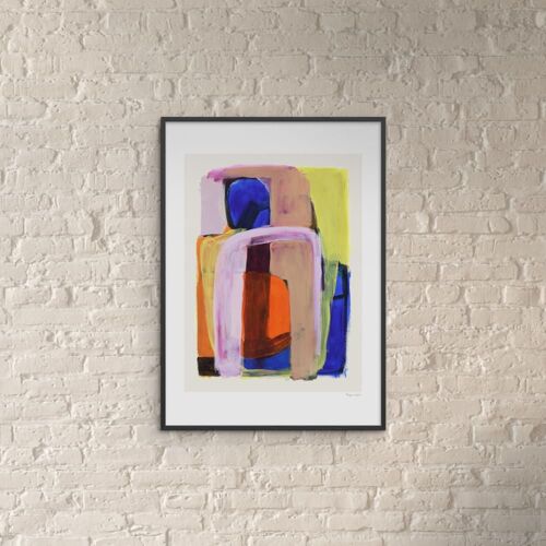 Affiche ''Prana'' Cadre noir - 30x40 cm