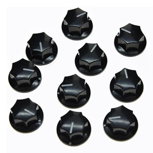 10pcs Guitare Boutons Amplificateur Ampli Bouton Basse Tone Volume Boutons Pour Guitarra Brass
