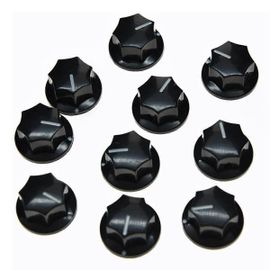 10pcs Guitare Boutons Amplificateur Ampli Bouton Basse Tone Volume Boutons Pour Guitarra Brass