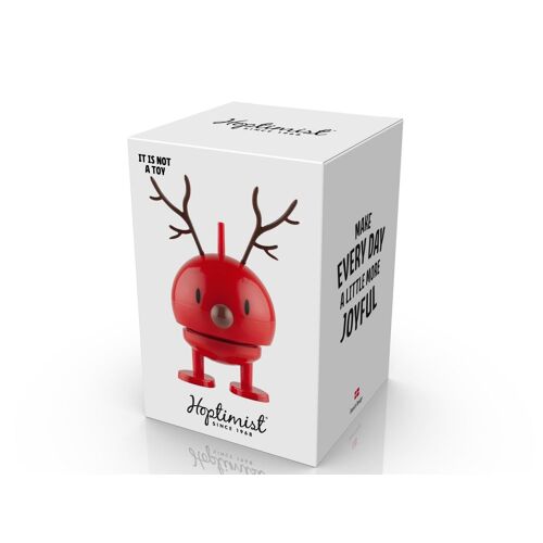 Figurine renne Bumble S rouge