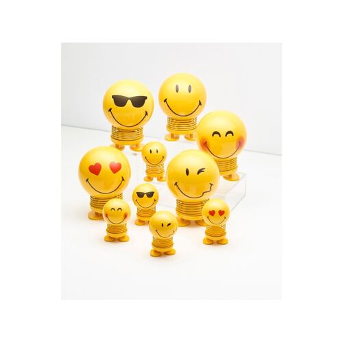 Figurine Smiley Love S jaune
