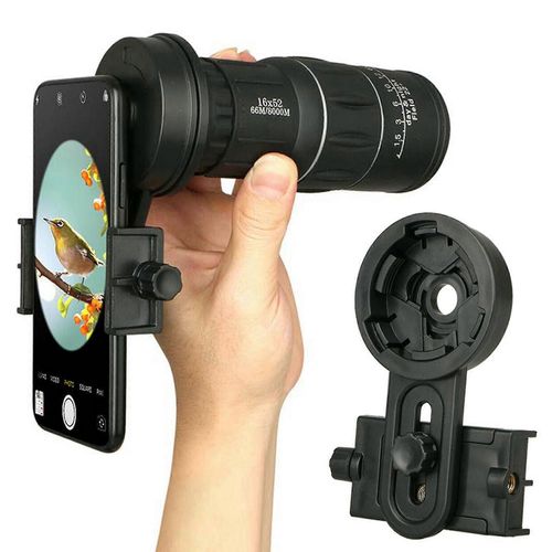 Support de support d'adaptateur de téléphone universel pour longue-vue monoculaire