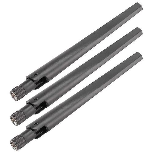 3 PCS Nouvelle Antenne WiFi En Métal De L'interface RP-SMA Avec Antenne Wifi Sans Fil Bi-Bande 5DBi 2.4G / 5G Pour ASUS RT-AC68U