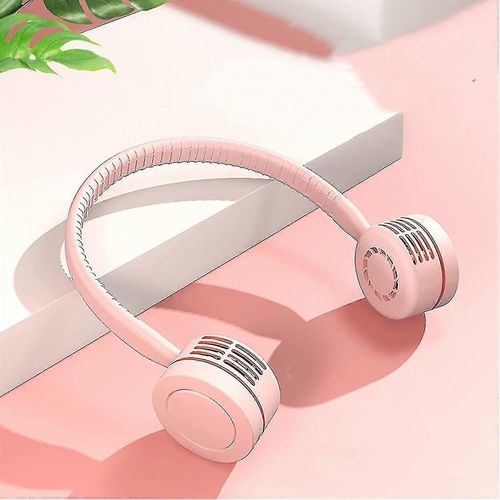 Petit ventilateur silencieux Ventilateur de cou portable Ventilateur de cou de chargement USB Ventilateur de cou suspendu