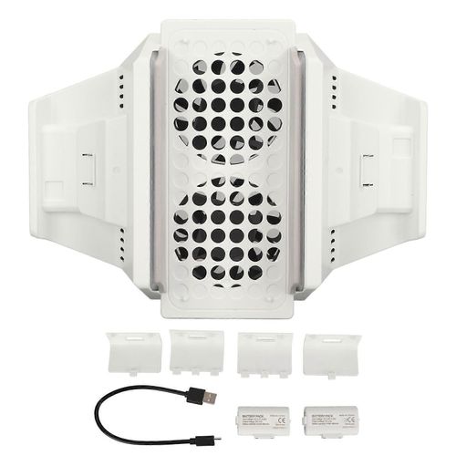 Support De Refroidissement De Console De Jeu Ventilateur De Refroidissement À Vitesse Réglable À 4 Niveaux Avec Double Station De Charge Pour Accessoires Xbox Series S