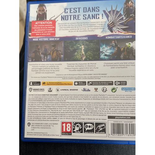 Jeux Ps5 Mortal Kombat 1