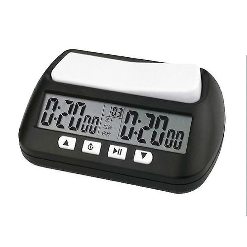 Horloge D'échecs Professionnelle Jeu De Société Électronique Compétition Compteur D'heures Compact Compte Vers Le Bas Minuterie