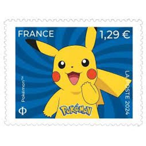 Pokemon Pikachu Année 2024 N° 5755 Yvert Et Tellier Luxe
