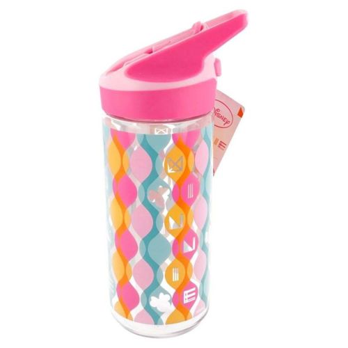 Bouteille 620ml En Tritan Motif Minnie Avec Paille Rabattable Minnie Mouse Rose