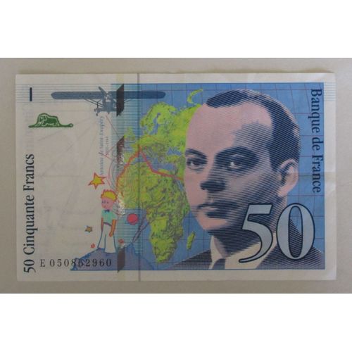 Billet De 50 Francs Saint-Exupéry