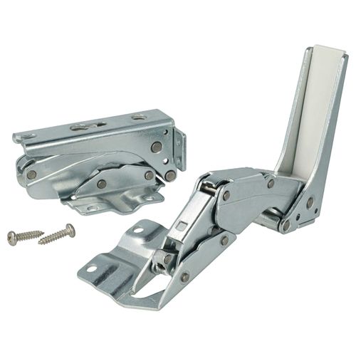 vhbw 2x Charnière de porte compatible avec Siemens KI18LA50/01, KI18LA50CH, KI18LA50FF, KI18LA60, KI18LA50 réfrigérateur - Kit réparation