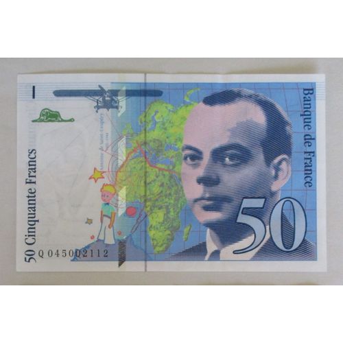 Billet De 50 Francs Saint-Exupéry
