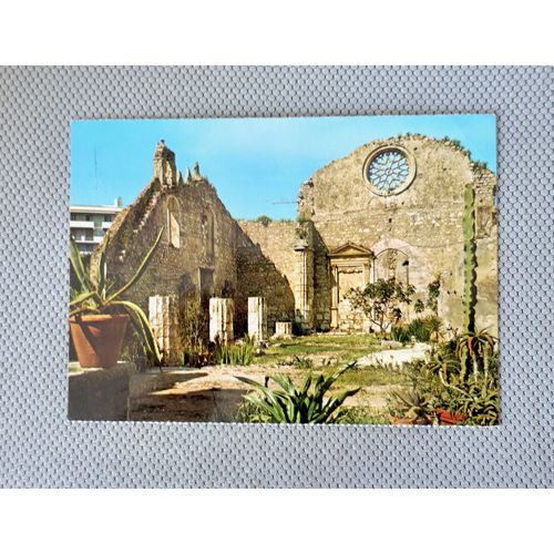 Carte Postale Ancienne Cpa. Syracuse. Eglise De Jean Evangeliste. Intérieur. Italie. Sicile.