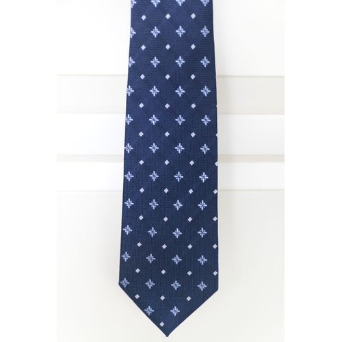Cravate Bleu À Motifs Ederton