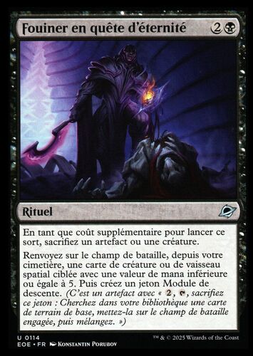 Fouiner En Quête D'Éternité - Magic - Aux Portes Des Éternités Vf - U - 114