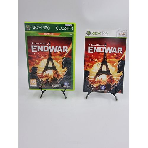 Jeu Xbox 360 Tom Clancy¿S Endwar (Classics) En Boite, Complet (Boite Abîmée)