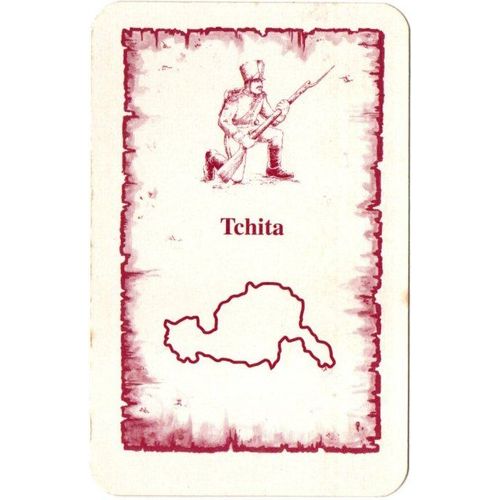 Carte Tchita Pour Completer Votre Jeu Risk La Conquète Du Monde.