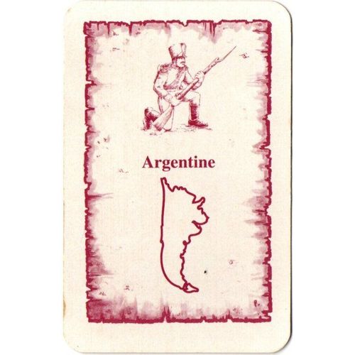 Carte Argentine Pour Completer Votre Jeu Risk La Conquète Du Monde.