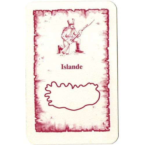Carte Islande Pour Completer Votre Jeu Risk La Conquète Du Monde.
