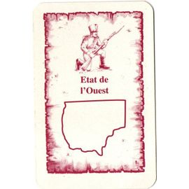 Carte Etat De L'Ouest Pour Completer Votre Jeu Risk La Conquète Du Monde.