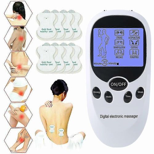 Masseur Électrique Numérique Stimulateur Musculaire Machine De Massage De Soulagement Des Douleurs Corporelles Avec Électrodes