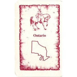 Carte Ontario Pour Completer Votre Jeu Risk La Conquète Du Monde.