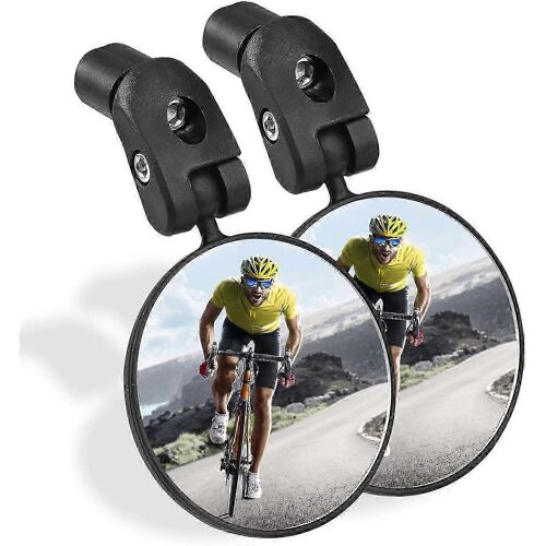 Miroir De Vélo,Rétroviseur De Vélo Réglable 2pcs,Rétroviseurs De Guidon Rotatifs À 360 Degrés Pour Vélos De Cyclisme Sur Route De Montagne