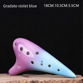 Type De Performance 12 Trous Ocarina Ton Moyen C Ac Céramique Fabriqué Ton Précis Débutant Enseignement Ocarina 12 Trous,D